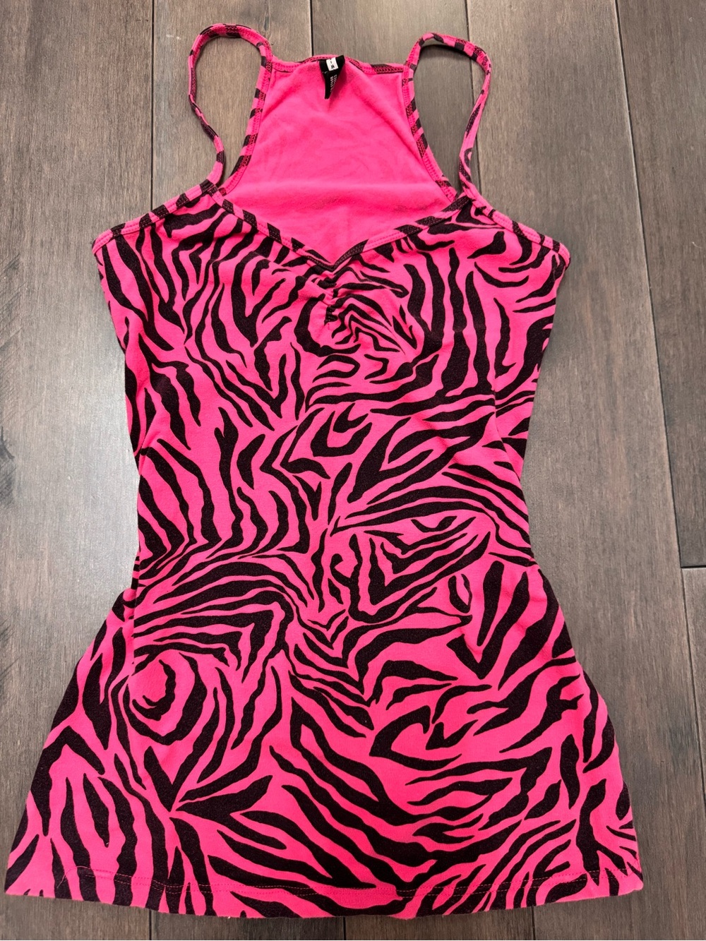 Prima Donna Y2k Hot Pink Zebra Print Tank